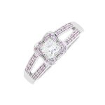 Bague mauboussin chance of love saphirs roses et diamants Bague mauboussin chance of love saphirs roses et diamants