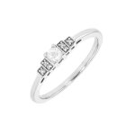 Bague mauboussin un printemps 1930 diamants 0. 13 carat
