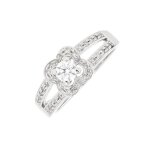 Bague mauboussin chance of love n�2 diamants 0. 36 carat