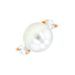 Bague perle et