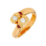 Bague rubis 0. 20