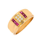 Bague rubis 0. 36