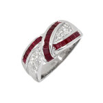 Bague rubis 0. 40