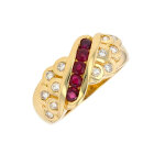Bague rubis 0. 45
