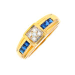Bague saphir 0. 30
