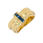 Bague saphirs 0. 30