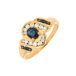Bague saphirs 0. 43