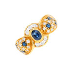 Bague saphir 0. 54