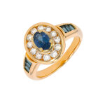 Bague saphirs 1. 01