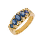 Bague saphirs 1. 53