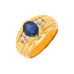 Bague saphir 1. 85