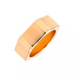 Bague signe montblanc or jaune 16. 89g