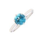 Bague topaze 1. 42 carat or blanc 3. 02g Bague topaze 1. 42 carat or blanc 3. 02g