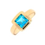 Bague topaze 1. 74 carat or jaune 9. 14g Bague topaze 1. 74 carat or jaune 9. 14g