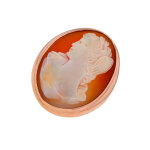 Bague vintage came or rose 26. 64g