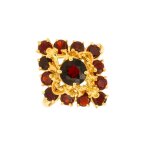 Bague vintage grenats 2. 22 carats or jaune 5. 17g