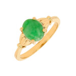 Bague vintage jade