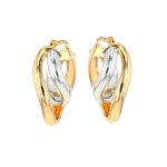 Boucles d'oreilles 2 ors 2. 79g