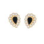 Boucles d'oreilles vintage saphirs 1. 44 carat et diamants 0. 72 carat or jaune 4. 94g Boucles d'oreilles vintage saphirs 1. 44 carat et diamants 0. 72 carat or jaune 4. 94g