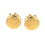 Boutons de manchettes or jaune 5. 40g