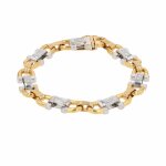 Bracelet diamants 0. 21 carat 2 ors 28. 39g