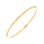 Bracelet jonc or jaune 15. 29g