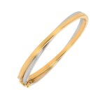 Bracelet jonc ouvrant 2 ors 18. 37g