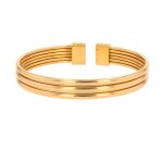 Bracelet jonc ovale or jaune 26. 17g