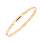 Bracelet jonc rigide or jaune 15. 70g