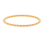 Bracelet jonc rigide torsad or jaune 20. 16g