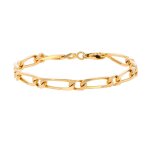 Bracelet maille alterne or jaune 12. 79g