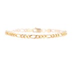 Bracelet maille alterne or jaune 6. 92g