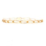 Bracelet maille cheval or jaune 10. 56g