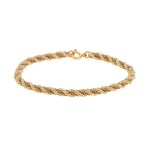 Bracelet maille corde 2 ors 7. 02g