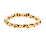 Bracelet maille fantaisie 2 ors 33. 66g