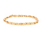 Bracelet maille fantaisie or jaune 14. 26g