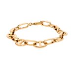 Bracelet maille fantaisie or jaune 29. 29g
