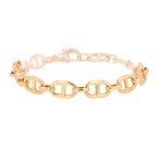 Bracelet maille marine or jaune 20. 31g