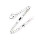 Bracelet serpent diamants 0. 18 carat or blanc 35. 70g