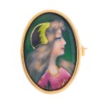 Broche �mail de