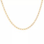Chaine maille cheval or jaune 10. 45g