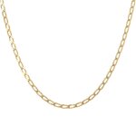 Chaine maille cheval or jaune 10. 80g