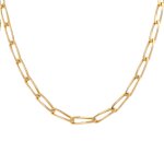 Chaine maille cheval or jaune 23. 20g