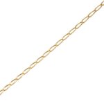 Chaine maille cheval or jaune 4. 59g
