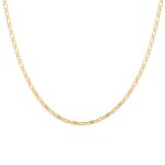 Chaine maille fantaisie or jaune 9. 64g