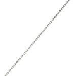 Chaine maille for�at or blanc 2. 20g