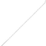 Chaine maille forat or blanc 2. 76g