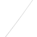 Chaine maille forat or blanc 3. 82g