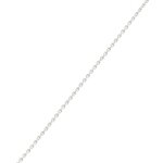 Chaine maille forat or blanc 4. 10g