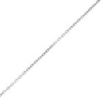 Chaine maille forçat or blanc 5. 18g Chaine maille forçat or blanc 5. 18g